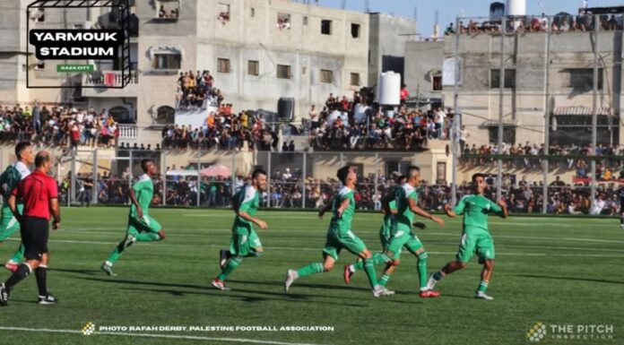 Minidokumentar viser den totale ødeleggelsen av fotballen i Gaza